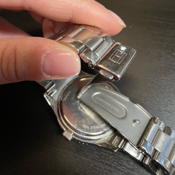 Tommy Hilfiger Pink Pearl Stainless Steel Single Clasp Watch - Picture 6 of 8